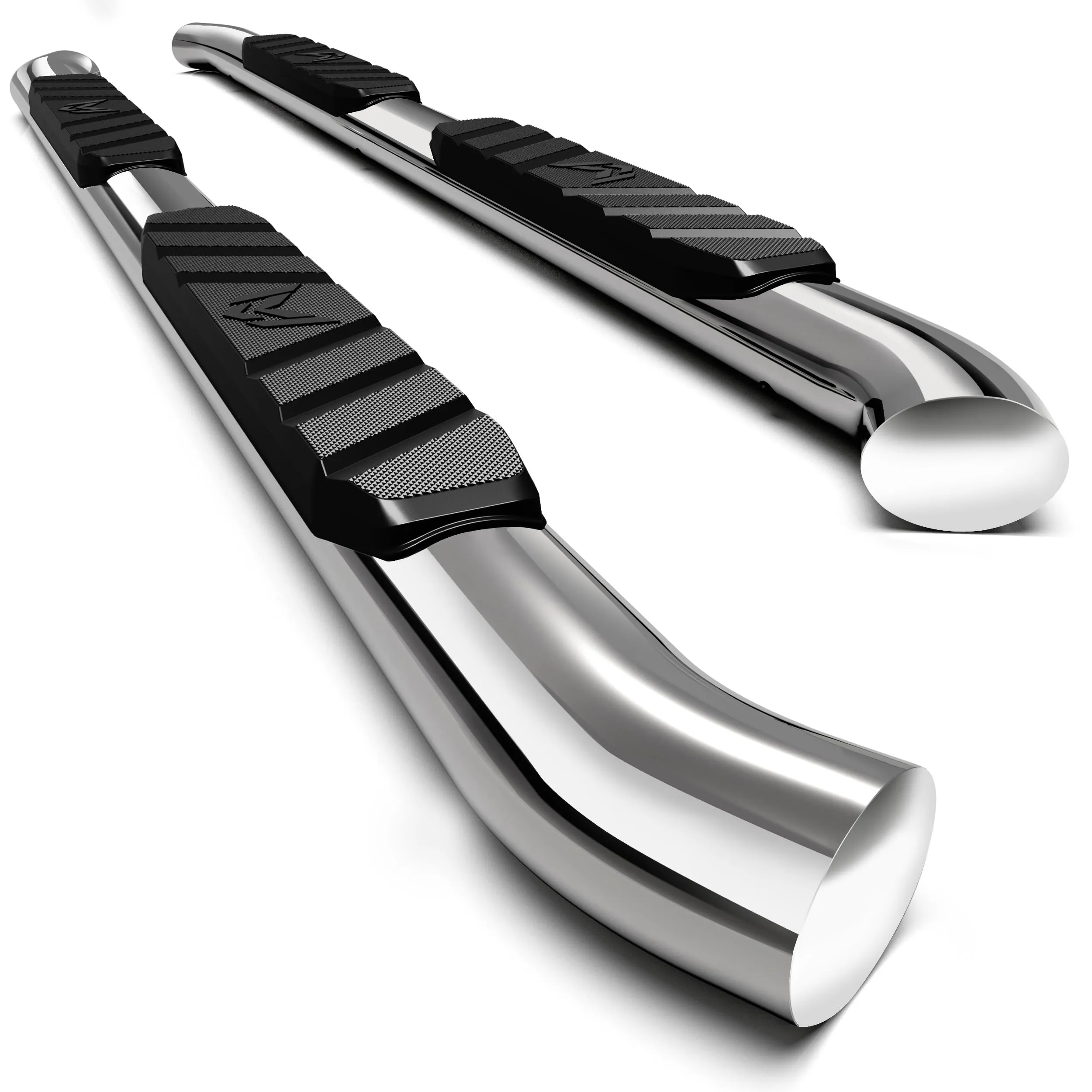 3-Inch Steel Cab-Length Side Step Nerf Bars - Exterior & Body for Crew Cab Trucks