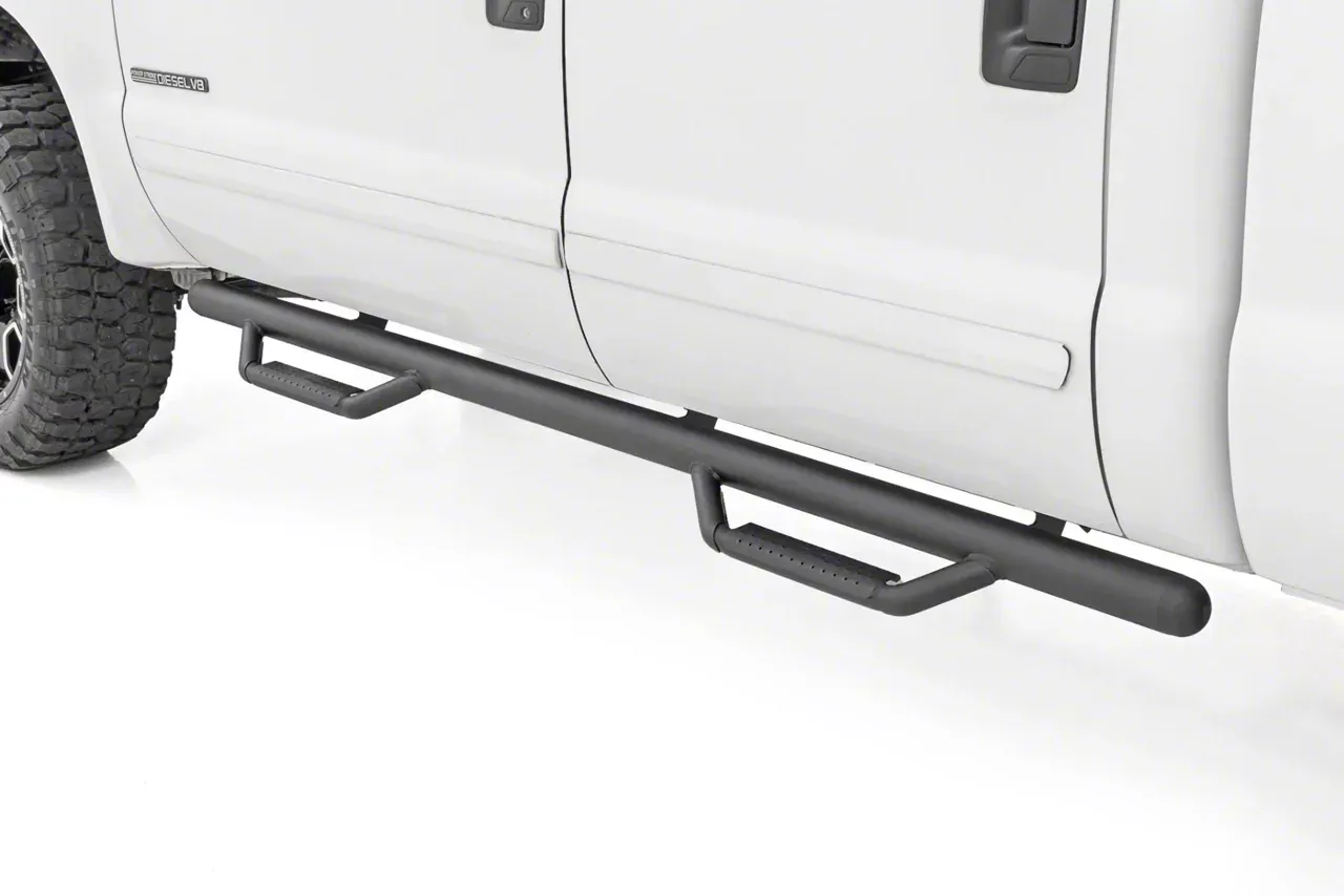 3-Inch Steel Cab-Length Side Step Nerf Bars - view 2