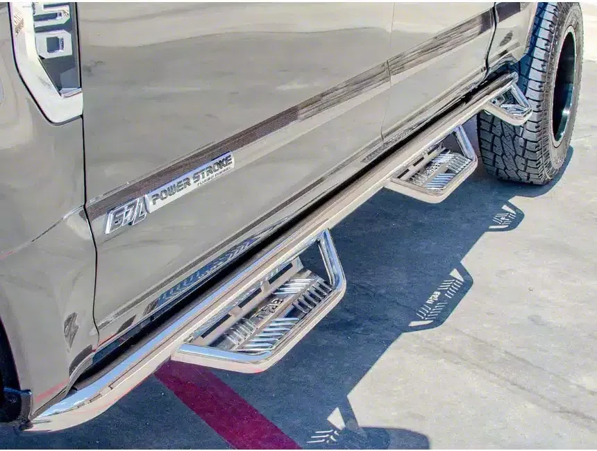 3-Inch Steel Cab-Length Side Step Nerf Bars - view 3