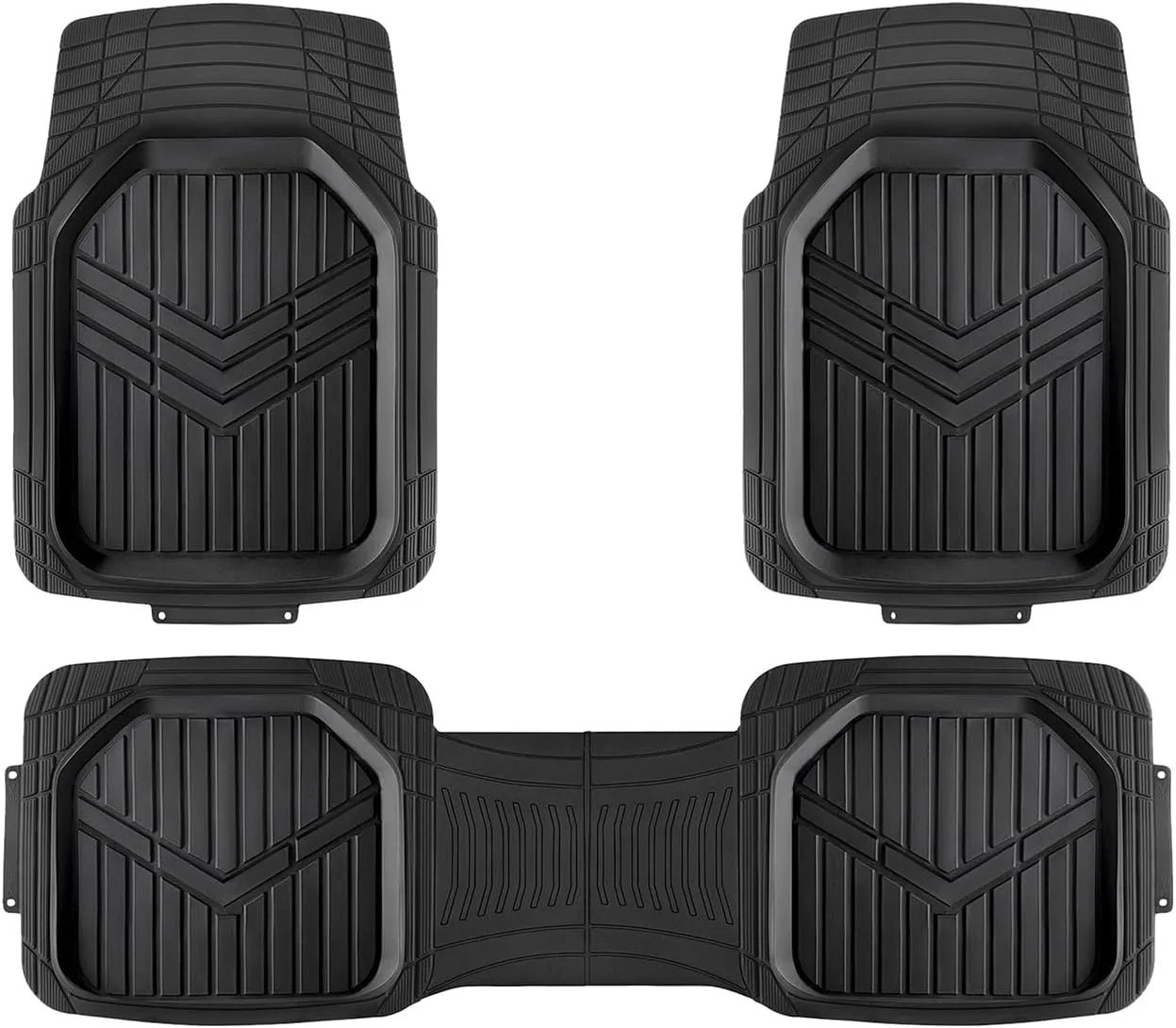 3-Piece All-Weather Custom Rubber Floor Liners - view 2