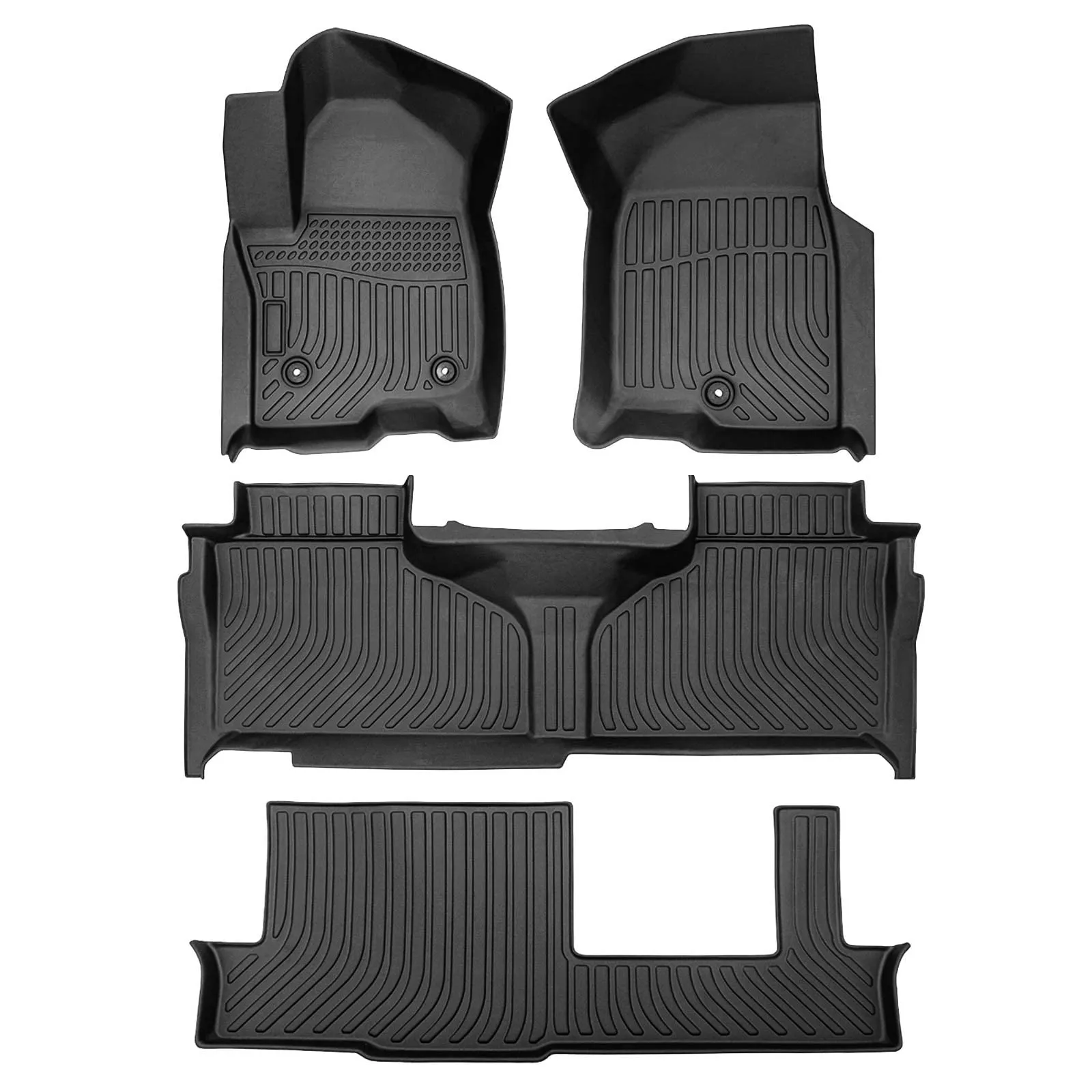 3-Piece All-Weather Custom Rubber Floor Liners - view 4