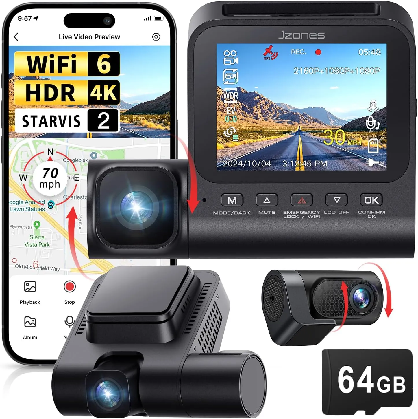 4-Channel 4K Dash Cam Fleet Security Network - view 5