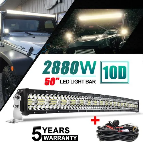 50-Inch Curved Roof Mount LED Light Bar - view 2