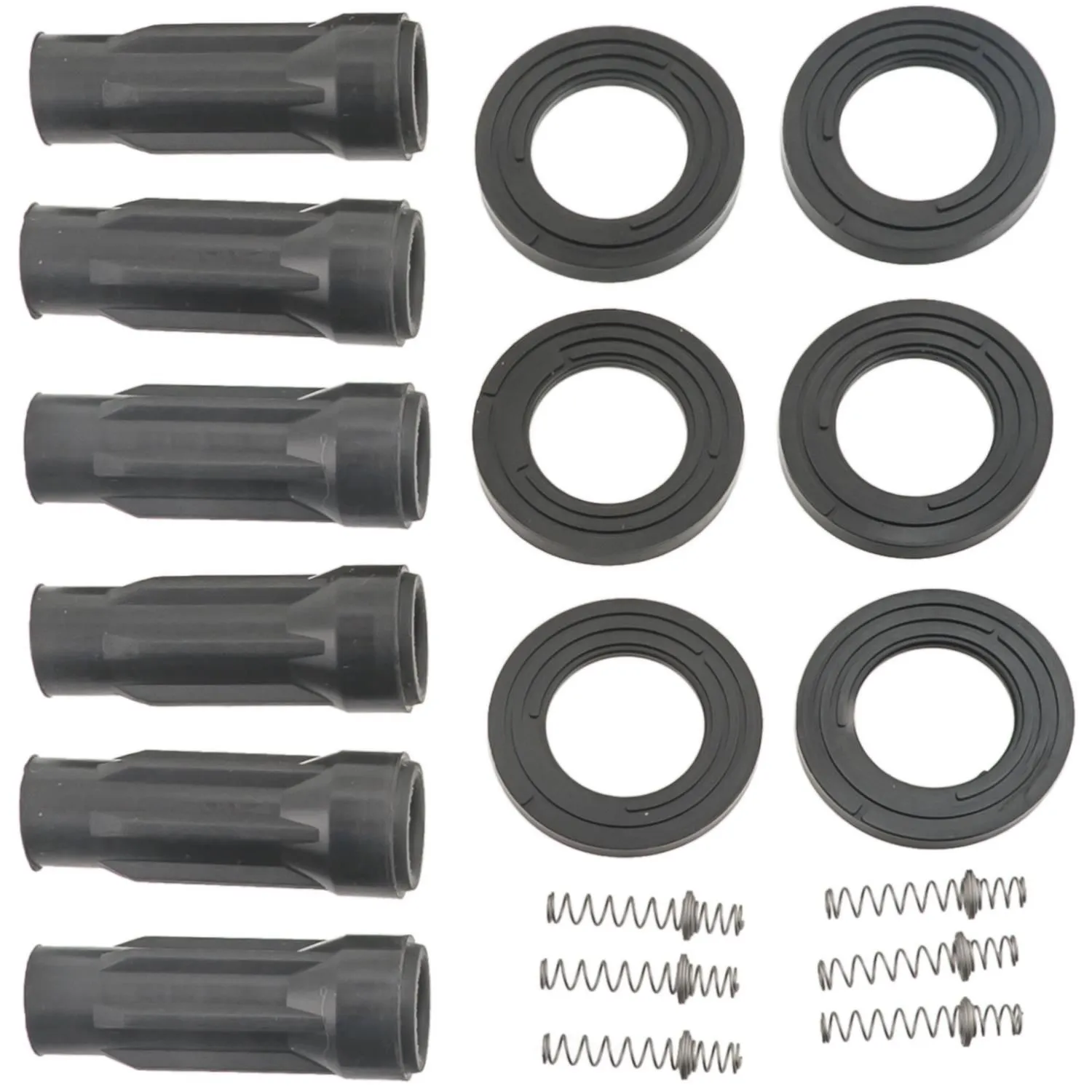 6-Pack Performance Ignition Coil Boot Set - Engine Components for V6 Engines