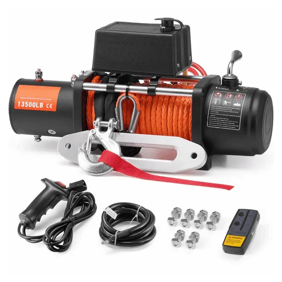 9500lb Waterproof Off-Road Recovery Winch - view 5
