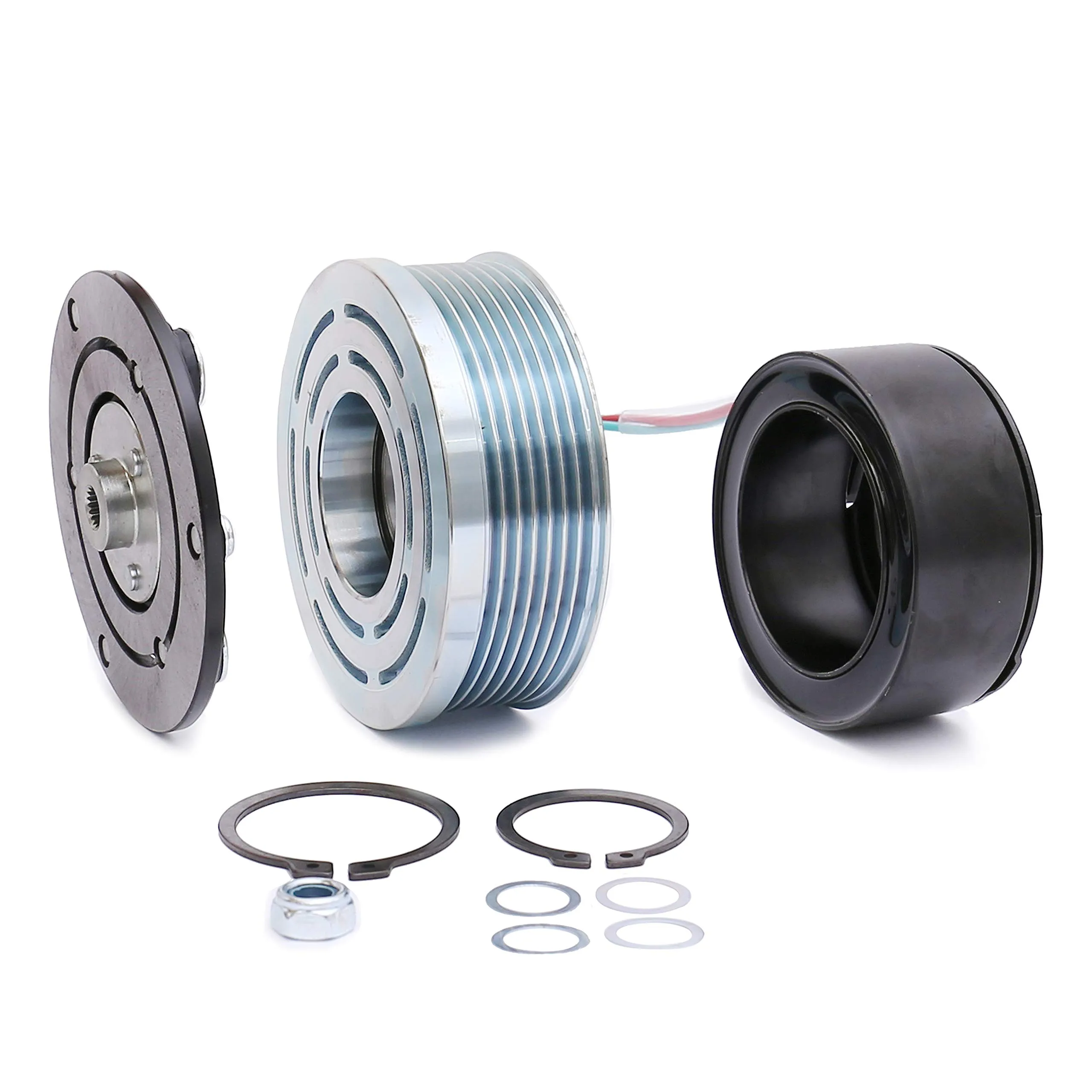 A/C Compressor with Clutch Assembly - Cooling & HVAC for Commuter Cars