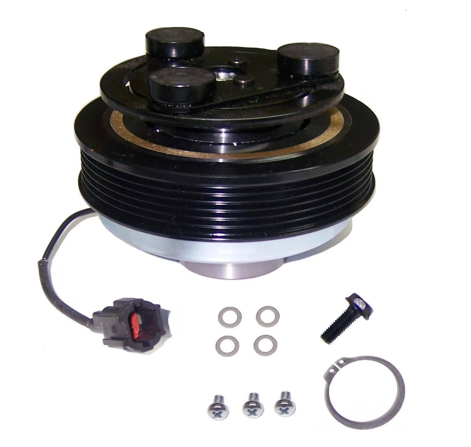 A/C Compressor with Clutch Assembly - view 3