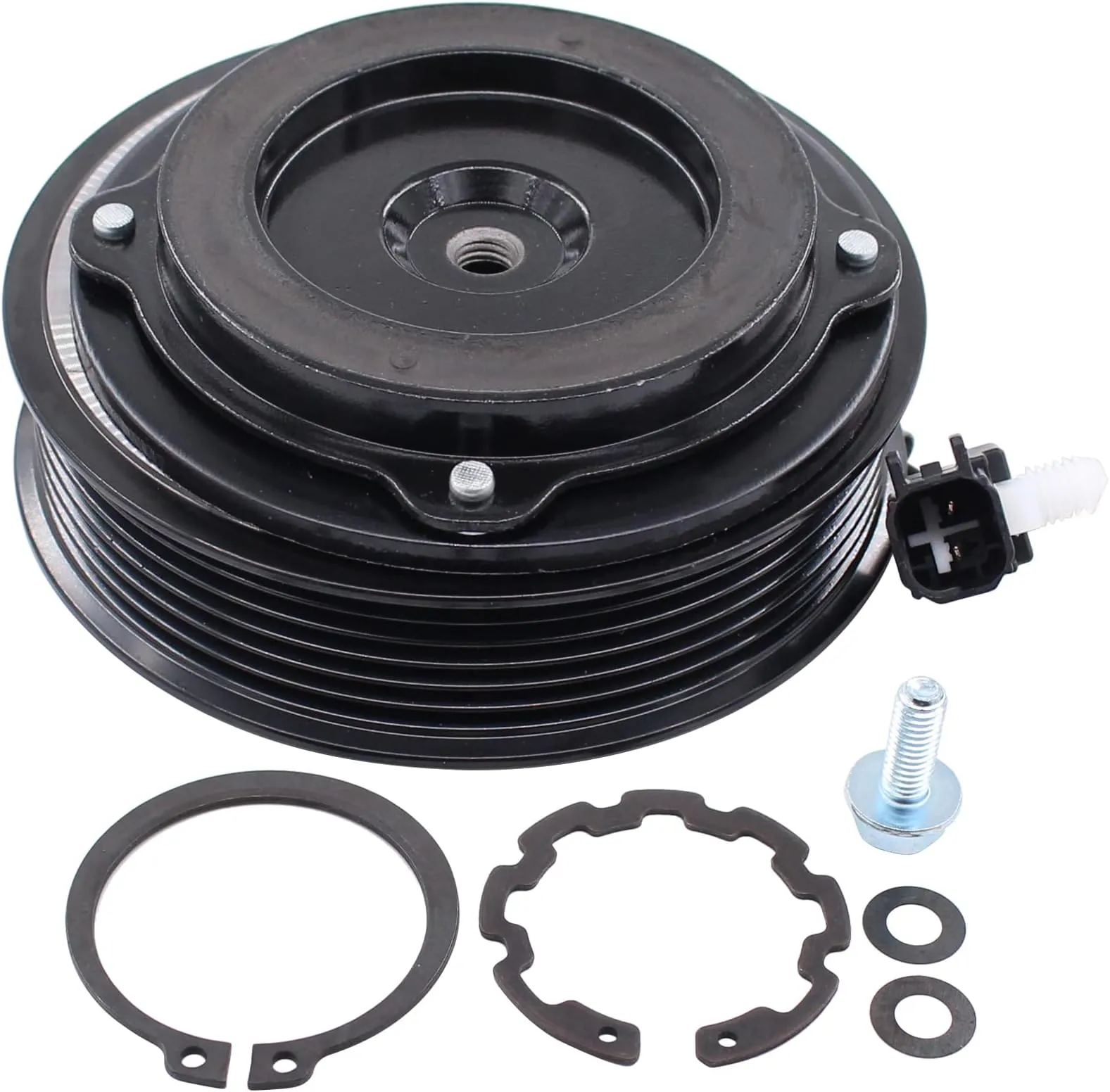 A/C Compressor with Clutch Assembly - view 6