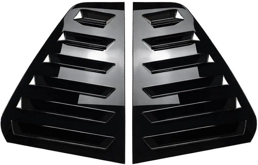 ABS Plastic Rear Window Louver Shutter - Exterior & Body for Muscle Cars