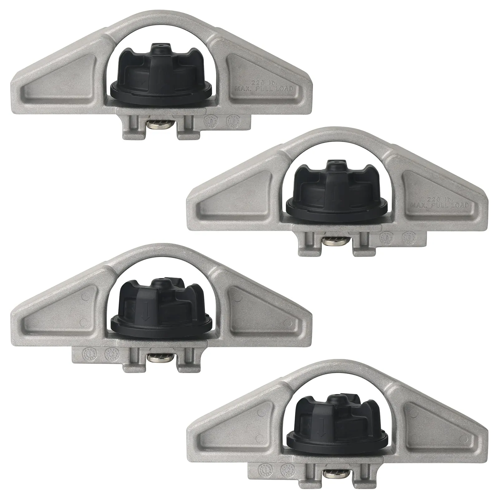 Adjustable Cargo Bed Aluminum Tie-Down Cleats - view 4