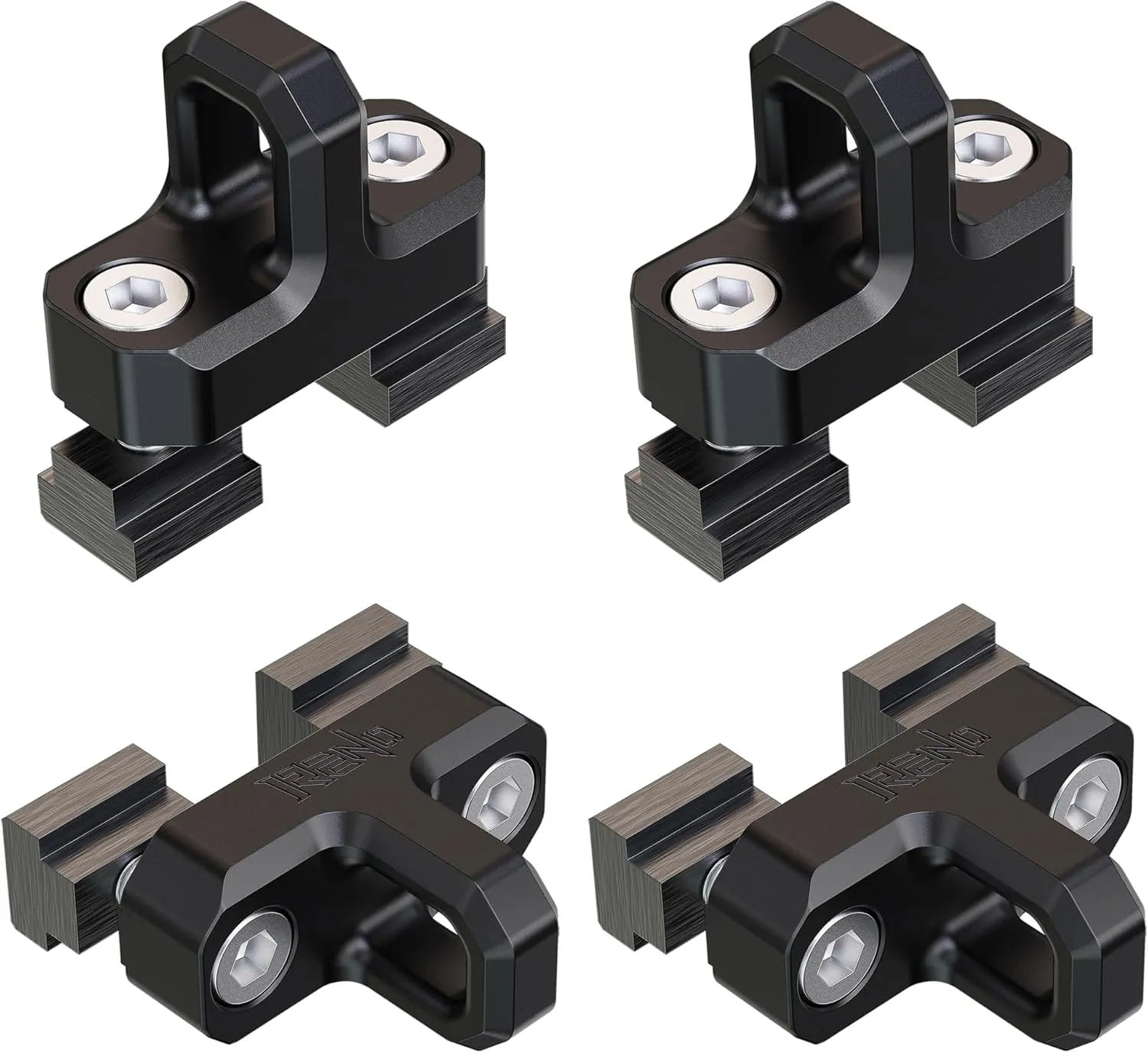 Adjustable Cargo Bed Aluminum Tie-Down Rail Cleats - Towing & Utility for Modern Pickups