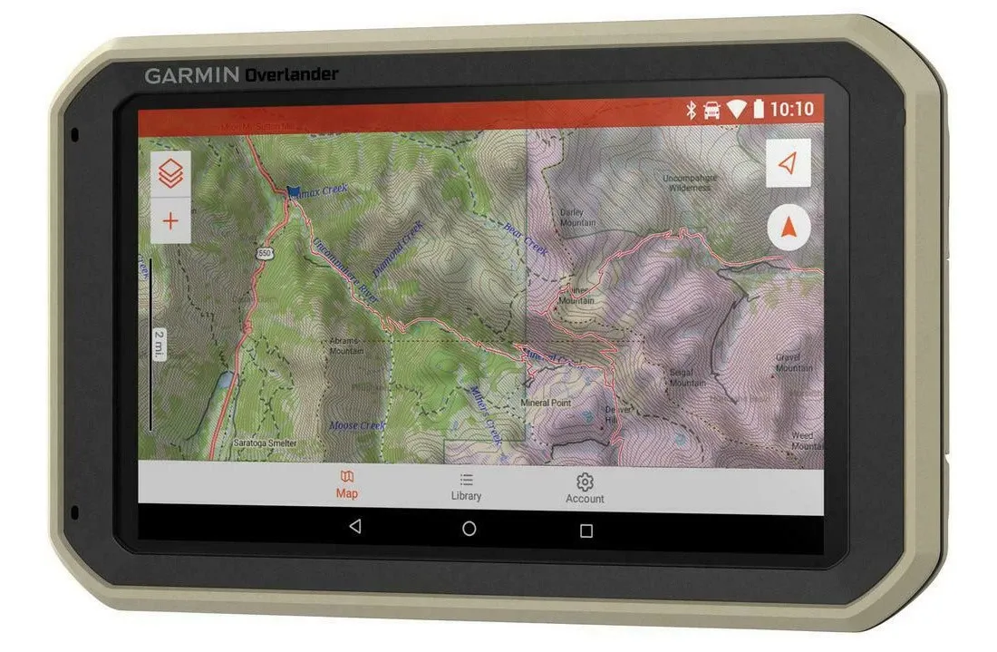 Advanced Off-Road Trail GPS Touch Navigation System - view 2