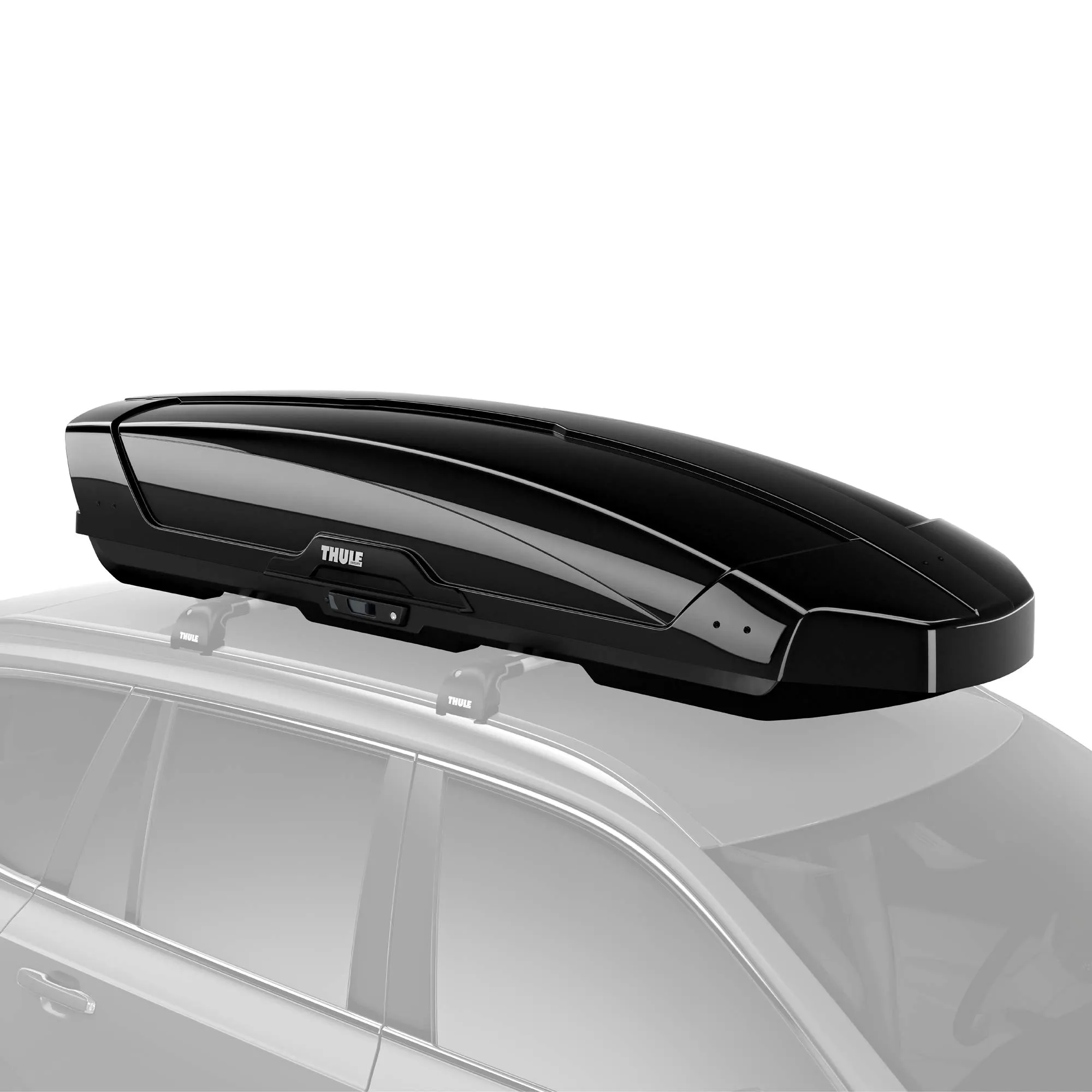 Aerodynamic Hard-Shell Roof Cargo Storage Box - view 4