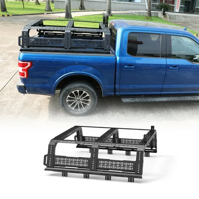 Aluminum Custom-Fit Modular Overland Truck Bed Rack - view 3