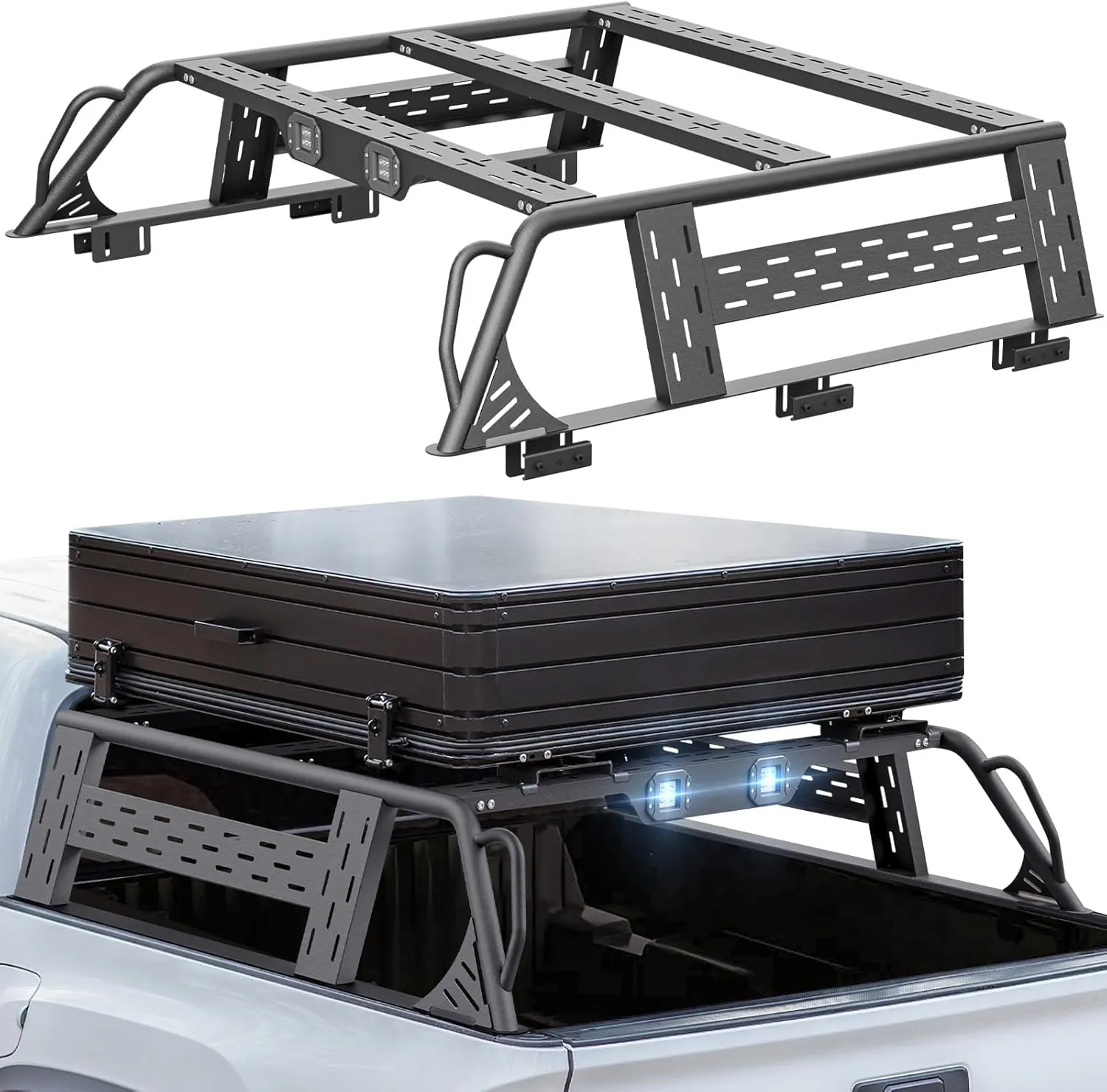 Aluminum Overland Truck Bed Rack System - view 2