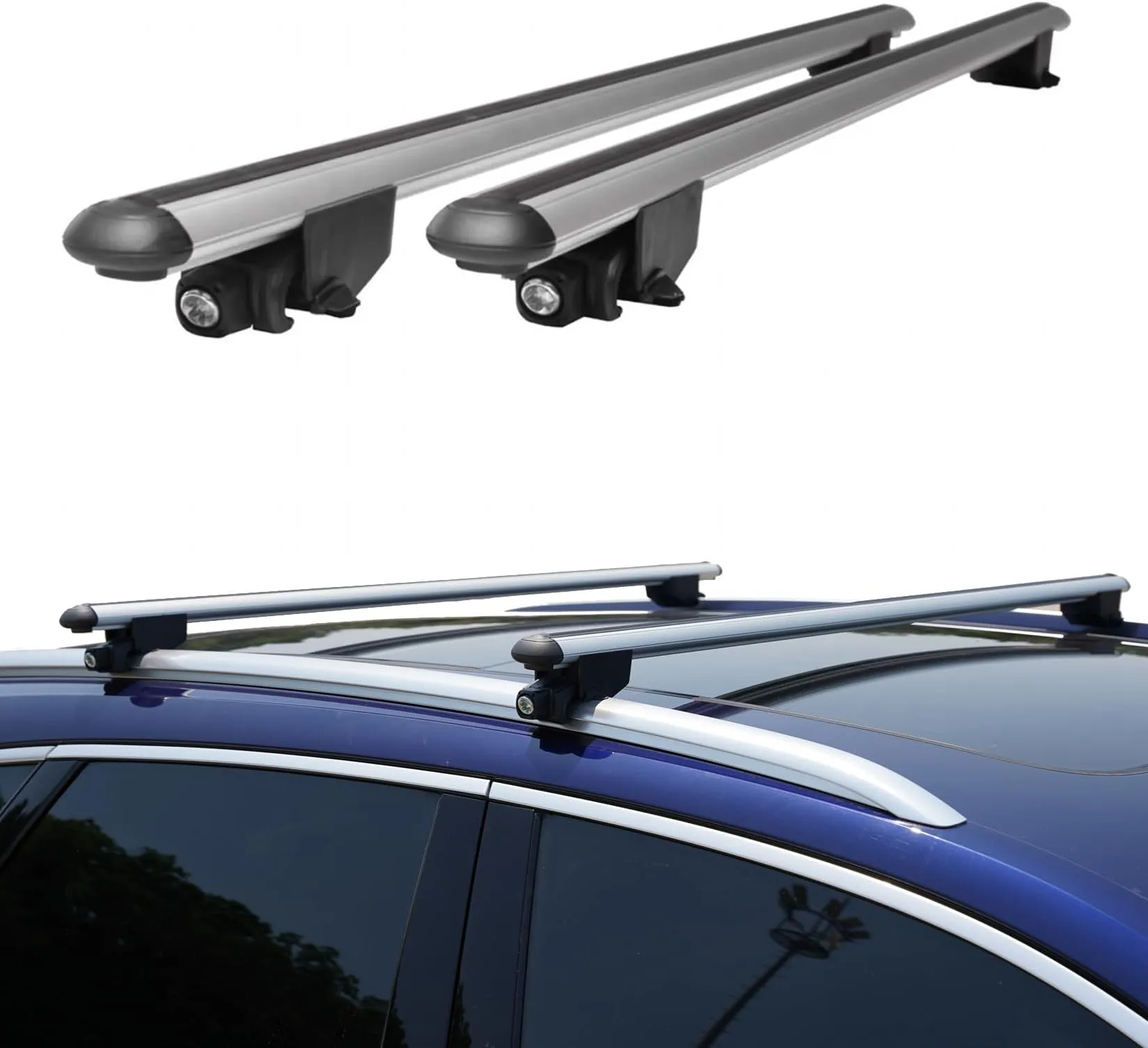 Aluminum Roof Rack Utility Crossbars (Pair) - view 3