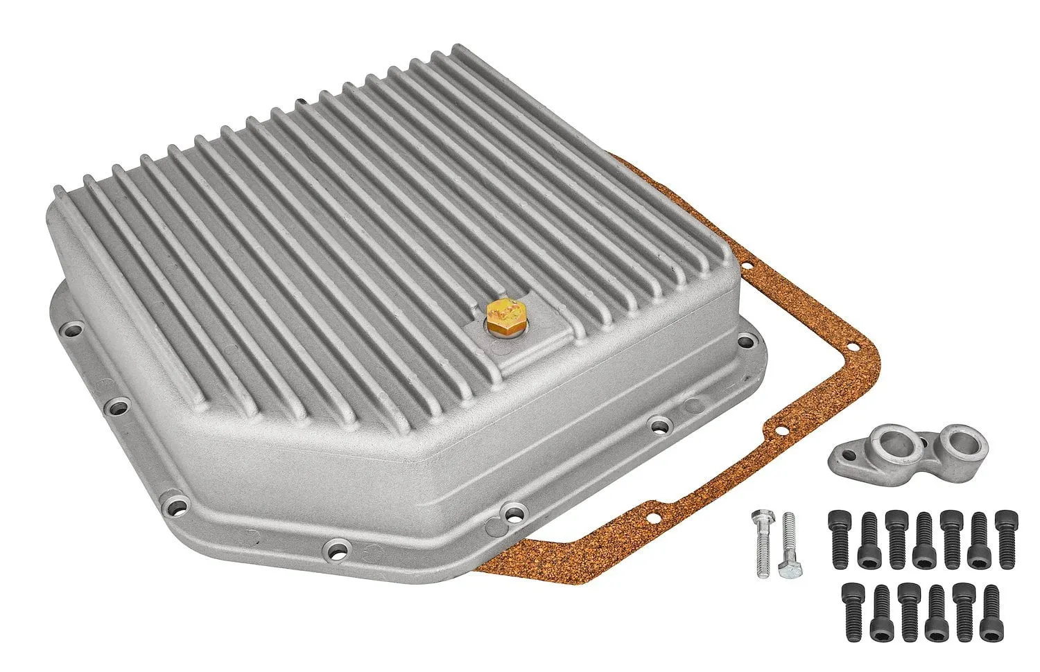 Automatic Transmission Deep Aluminum Cooling Pan Kit - Engine Components for Heavy-Duty Towing
