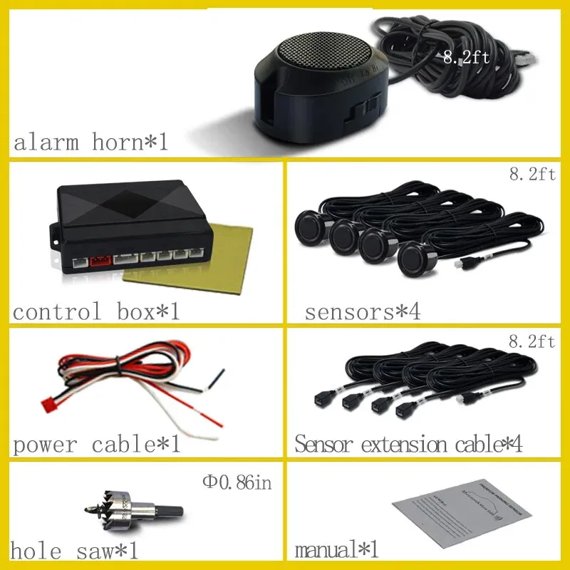 Backup Parking Assist Sensor Kit (4-Pack) - view 4