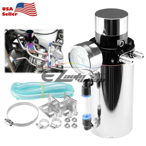 Billet Aluminum Engine Oil Catch Can Kit - view 2