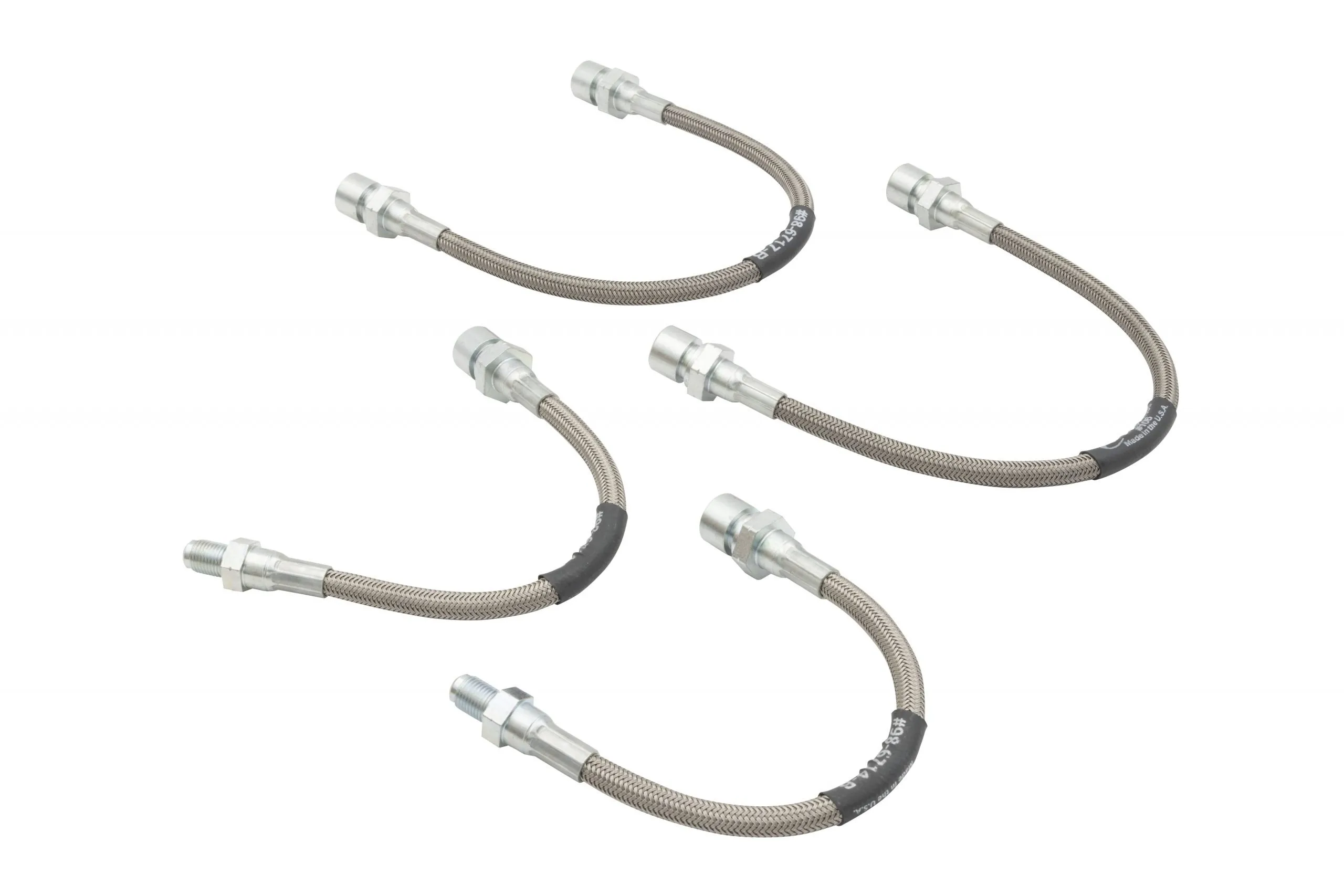 Braided Stainless Steel Brake Line Kit (4-Piece) - view 2