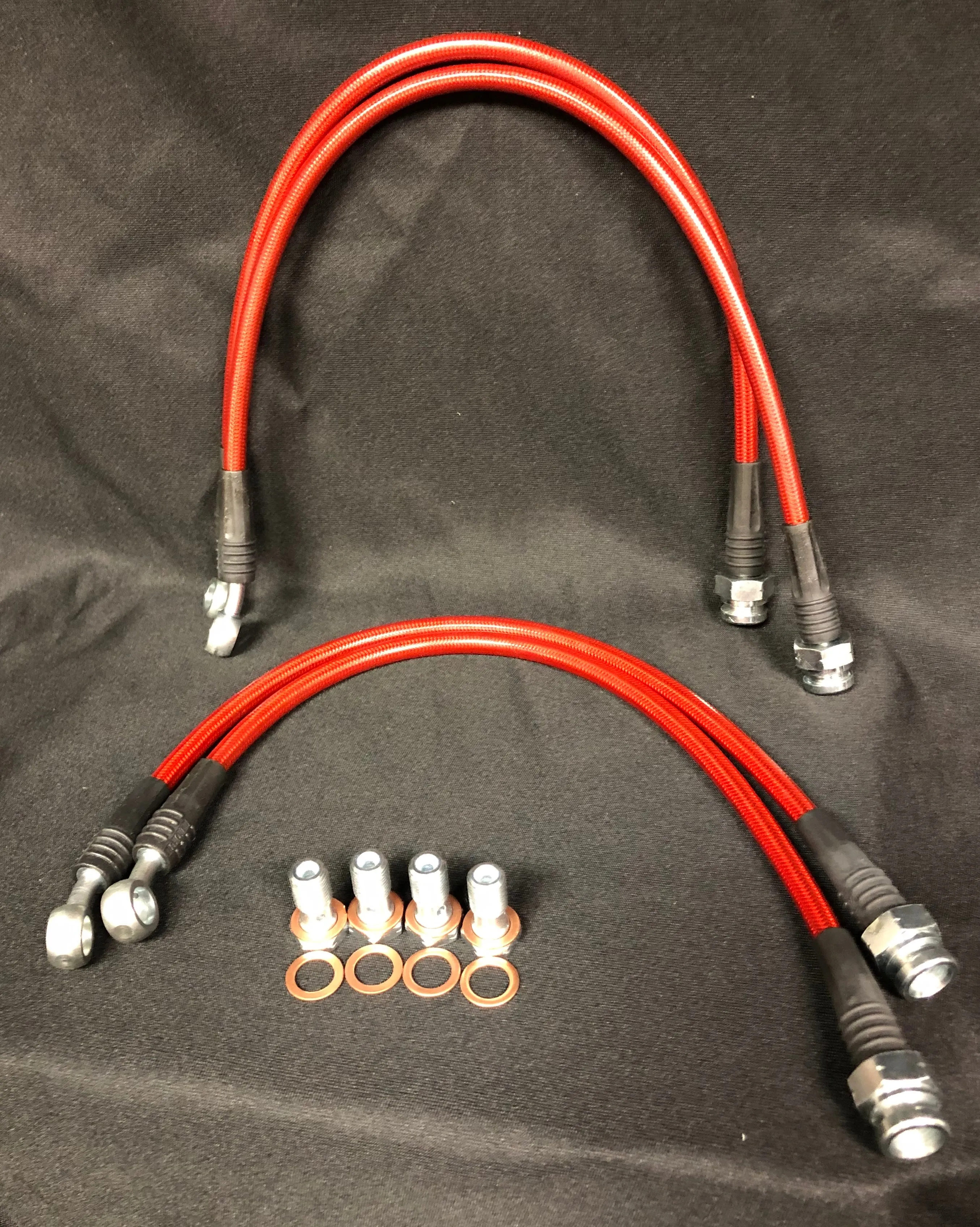 Braided Stainless Steel Brake Line Kit (4-Piece) - view 4