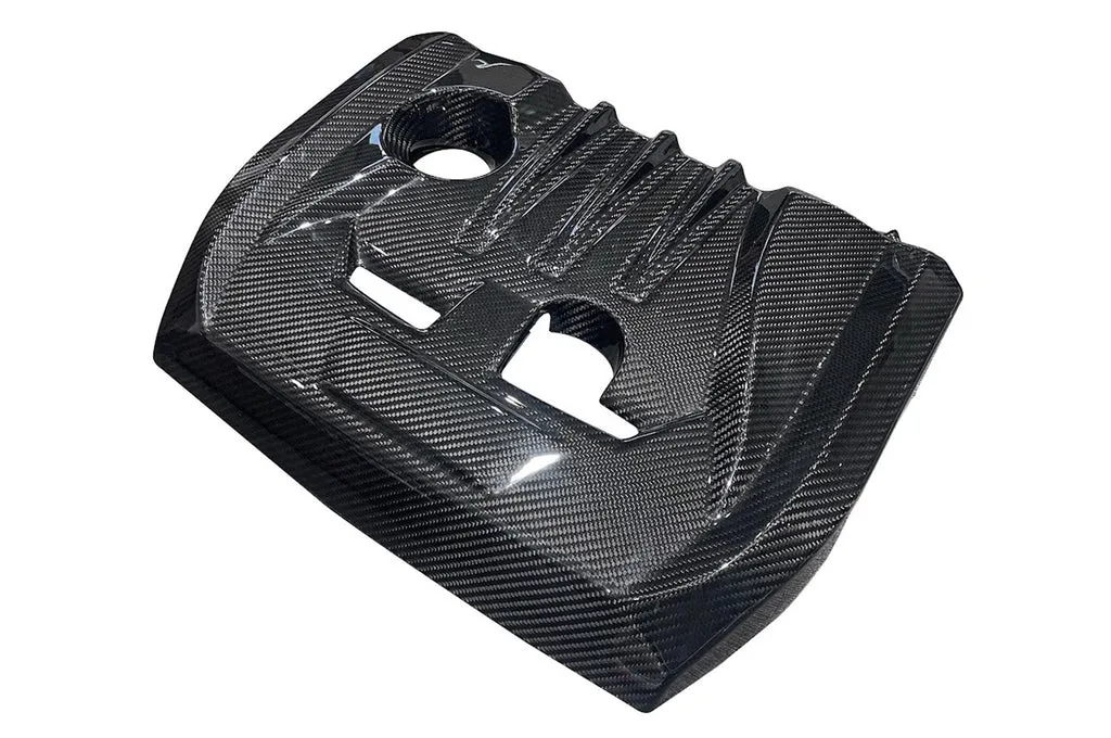 Carbon Fiber Engine Appearance Cover Replacement - view 2