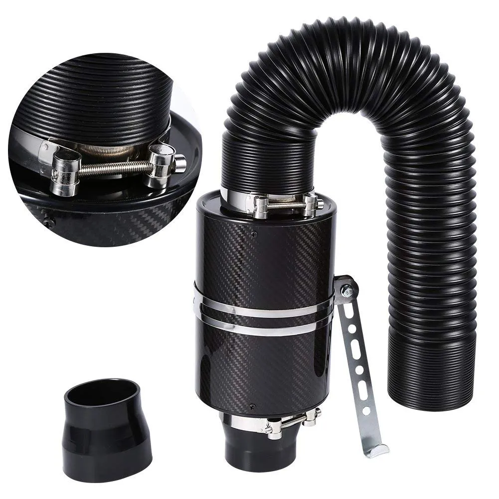 Carbon Fiber Look Cold Air Intake Shroud - view 4