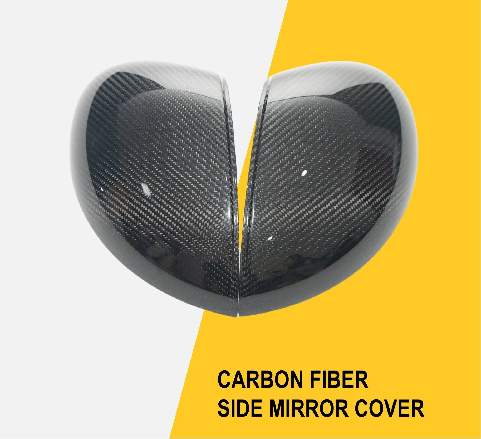 Carbon Fiber Look Side Mirror Housing Complete - view 2