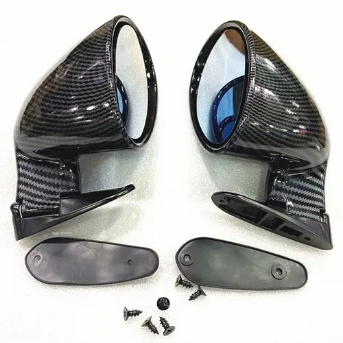 Carbon Fiber Look Side Mirror Housing Set Complete - view 2