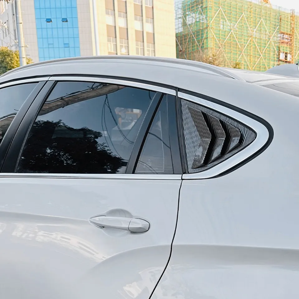 Carbon Fiber Rear Window Louver Shutter Guard - view 5