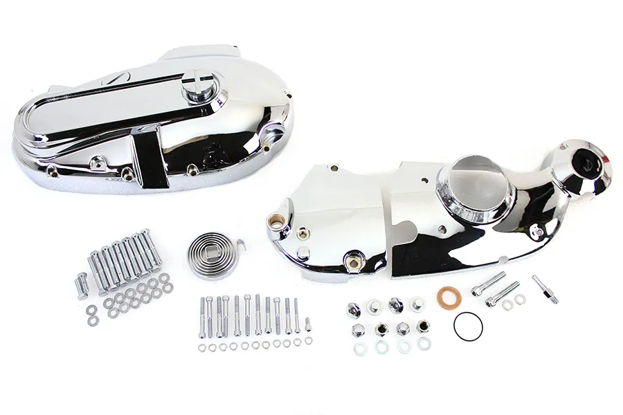 Chrome Engine Pulley Dress-Up Kit (V-Belt) - view 5