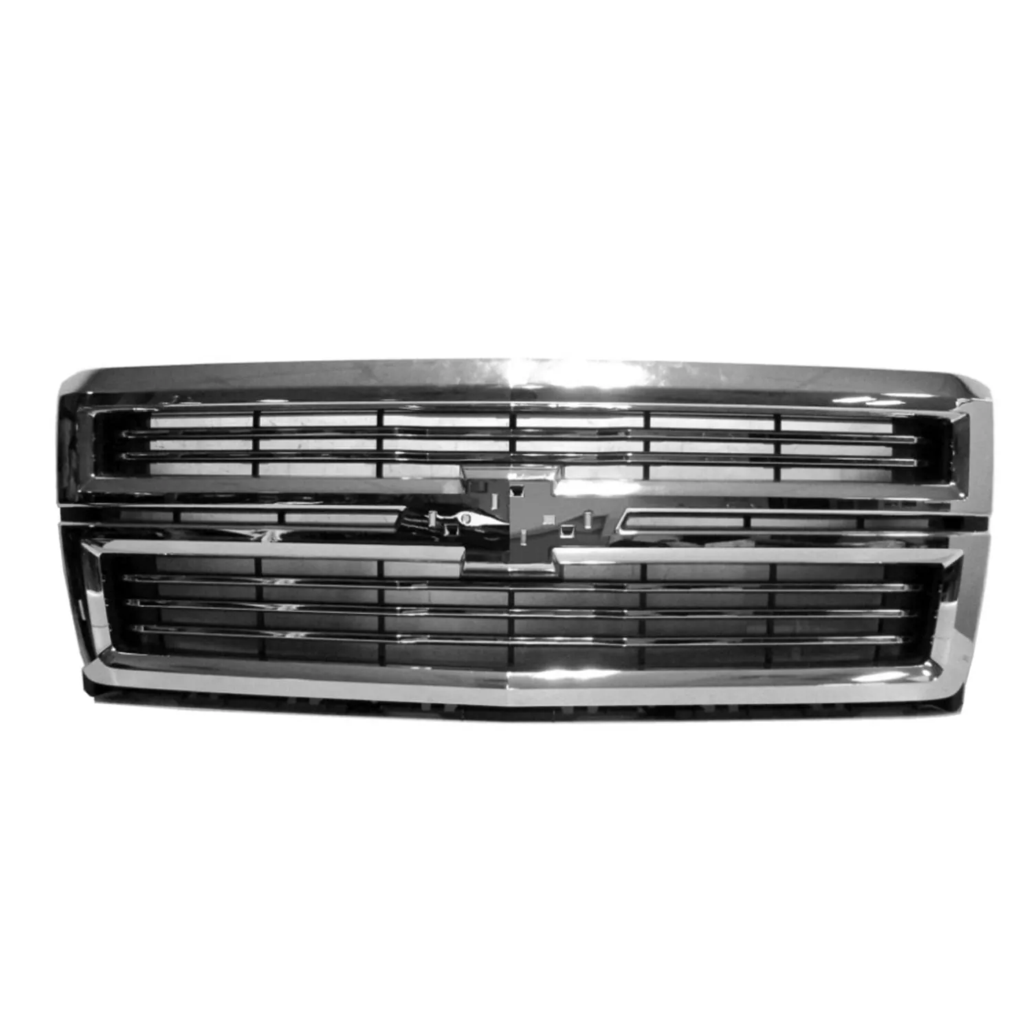 Chrome Finished Front Mesh Grille Shell - view 4