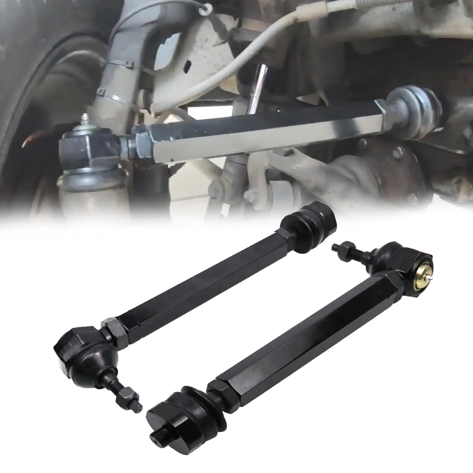 Chromoly Heavy-Duty Steering Tie Rod & Linkage Kit - view 2