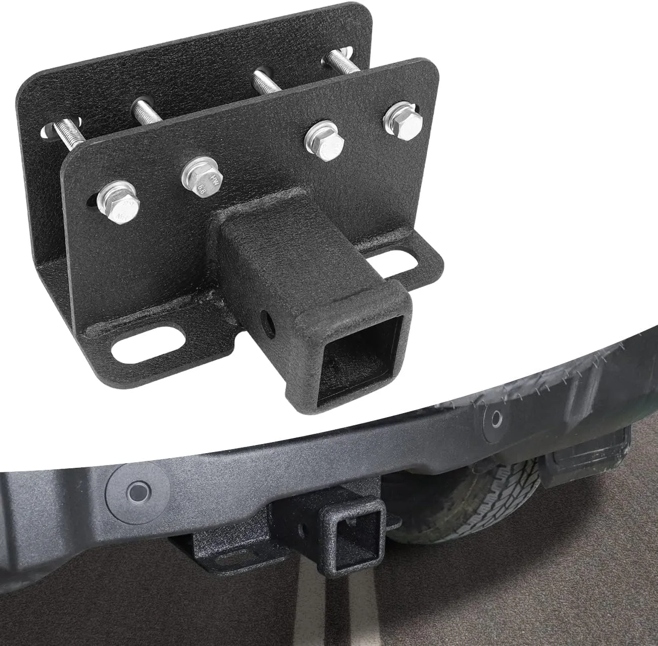 Class 3 Frame-Mounted Rear Trailer Hitch Receiver - Towing & Utility for Mid-Size SUVs
