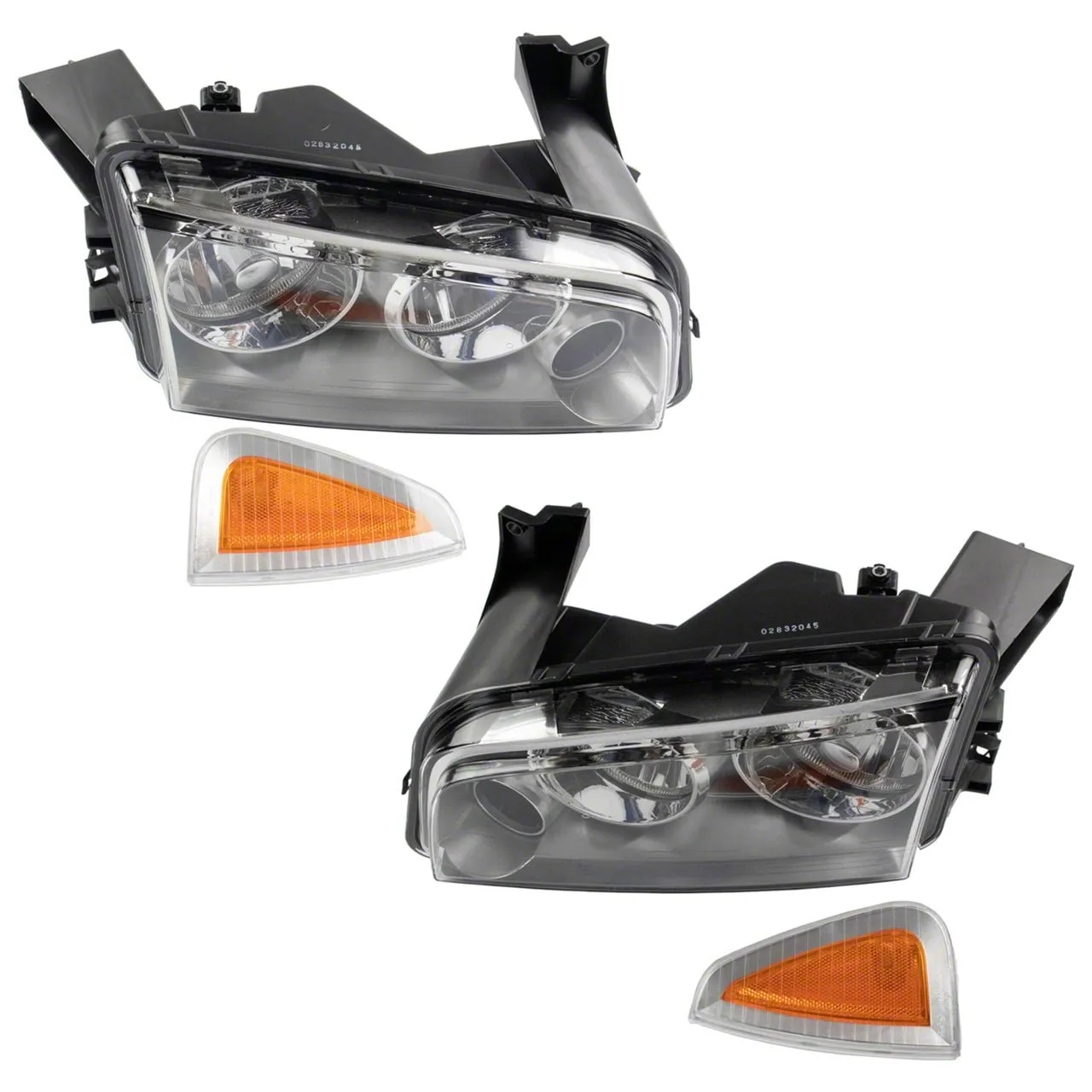 Clear Lens Chrome LED Headlight Housing (Left) - view 4