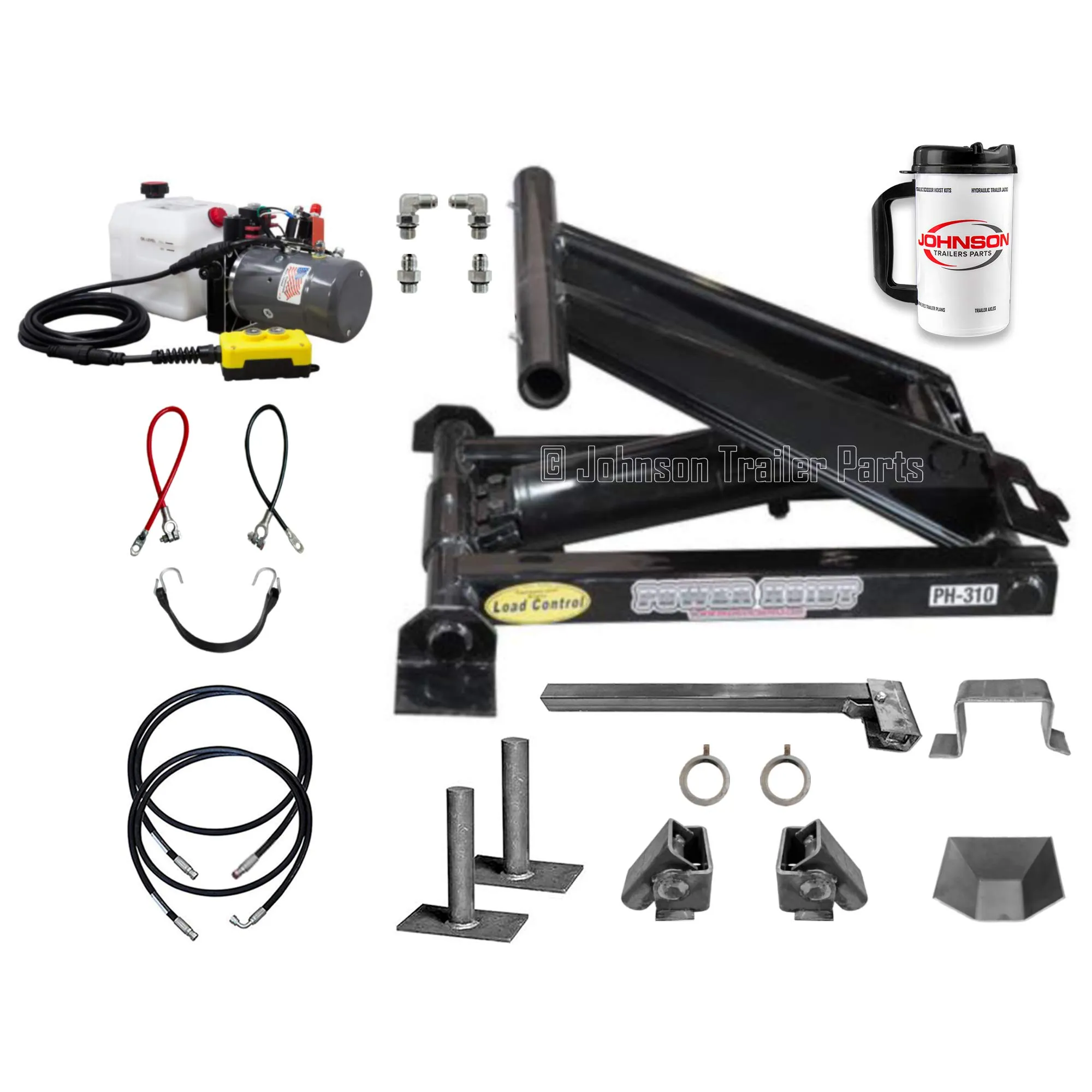 Commercial Hydraulic Dump Bed Conversion Kit Shocks - view 3