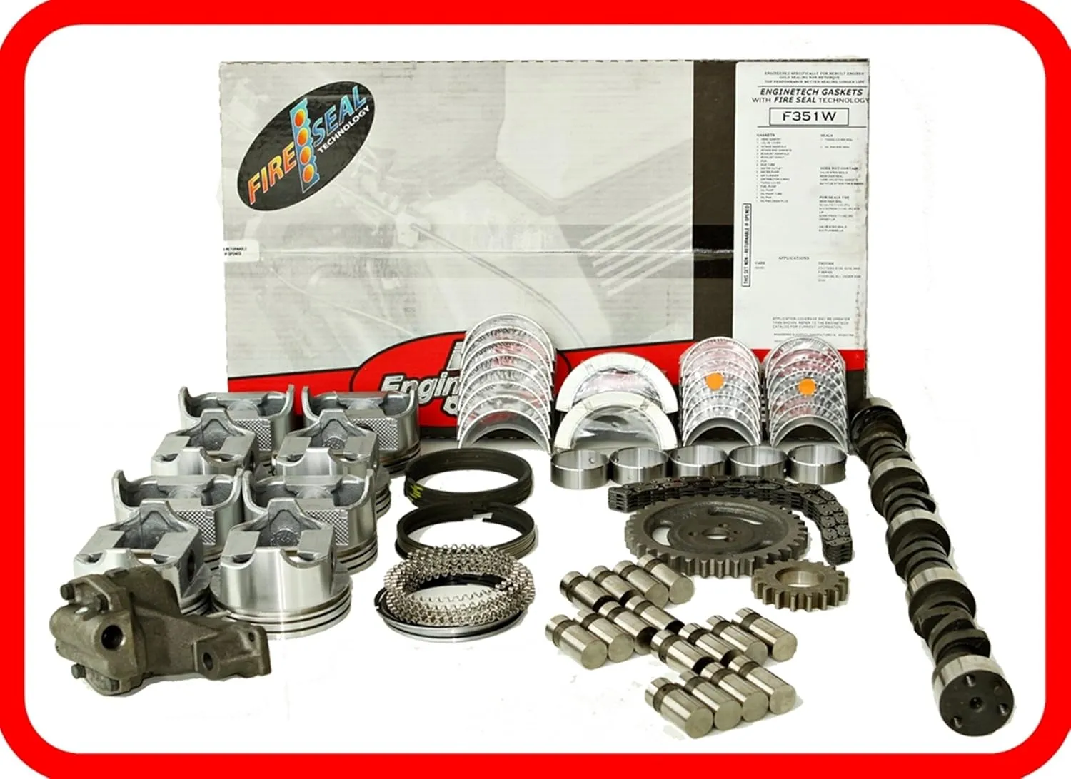 Complete Engine Rebuild Gasket & Bearing Master Kit - view 3