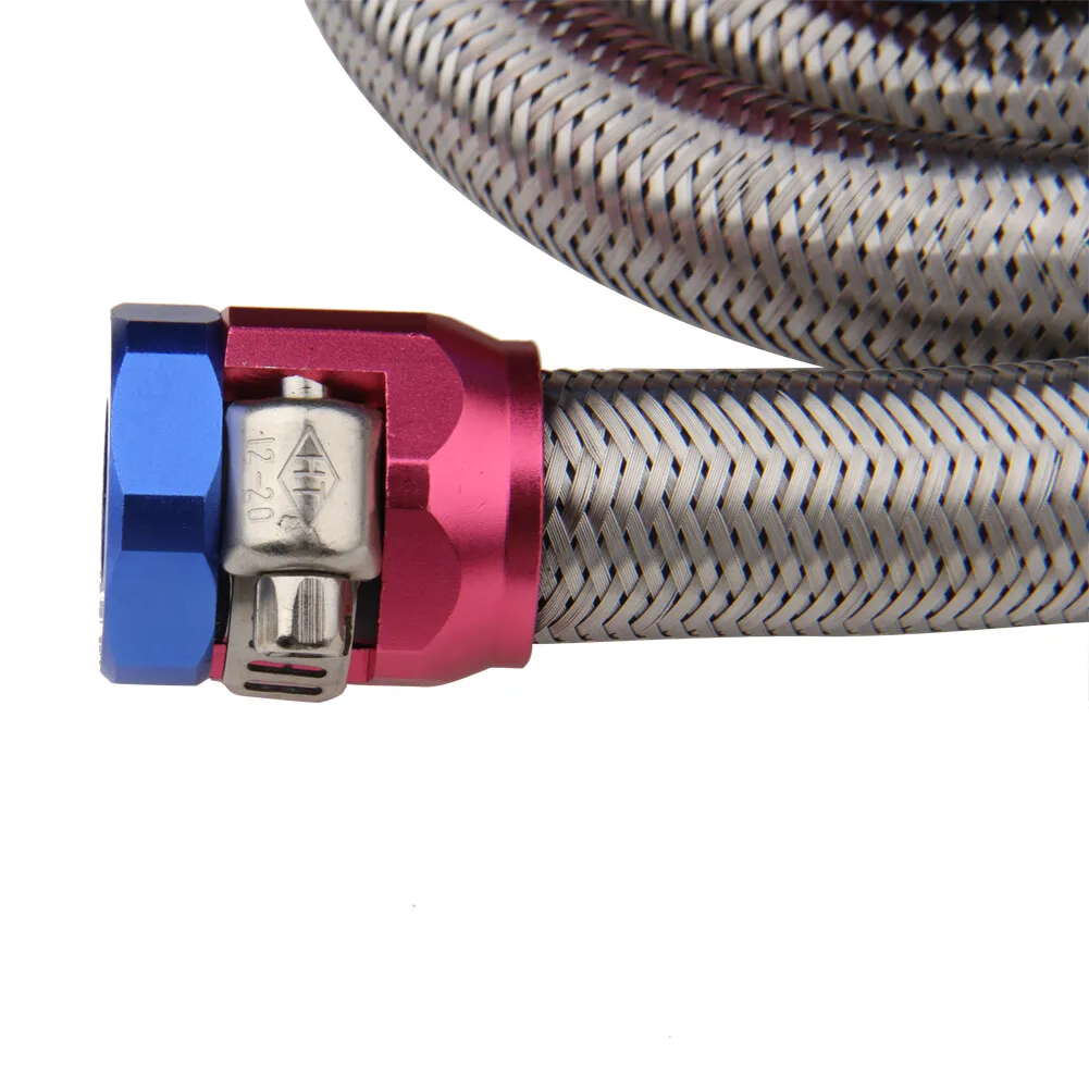 Complete Stainless Braided Fuel Line & Regulator Kit - view 2