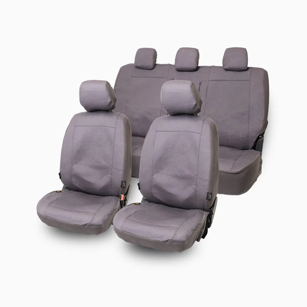 Custom Fit Canvas Seat Covers Full Row (Front) - view 3