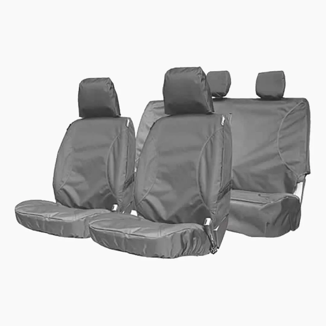 Custom Fit Canvas Seat Covers Full Row (Front) - view 6