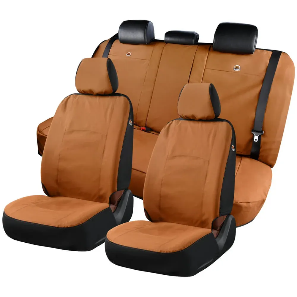 Custom Fit Canvas Seat Covers Full Row (Rear) - view 5