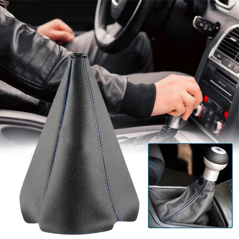 Custom Leather Gear Shift Boot & E-Brake Shroud - view 2