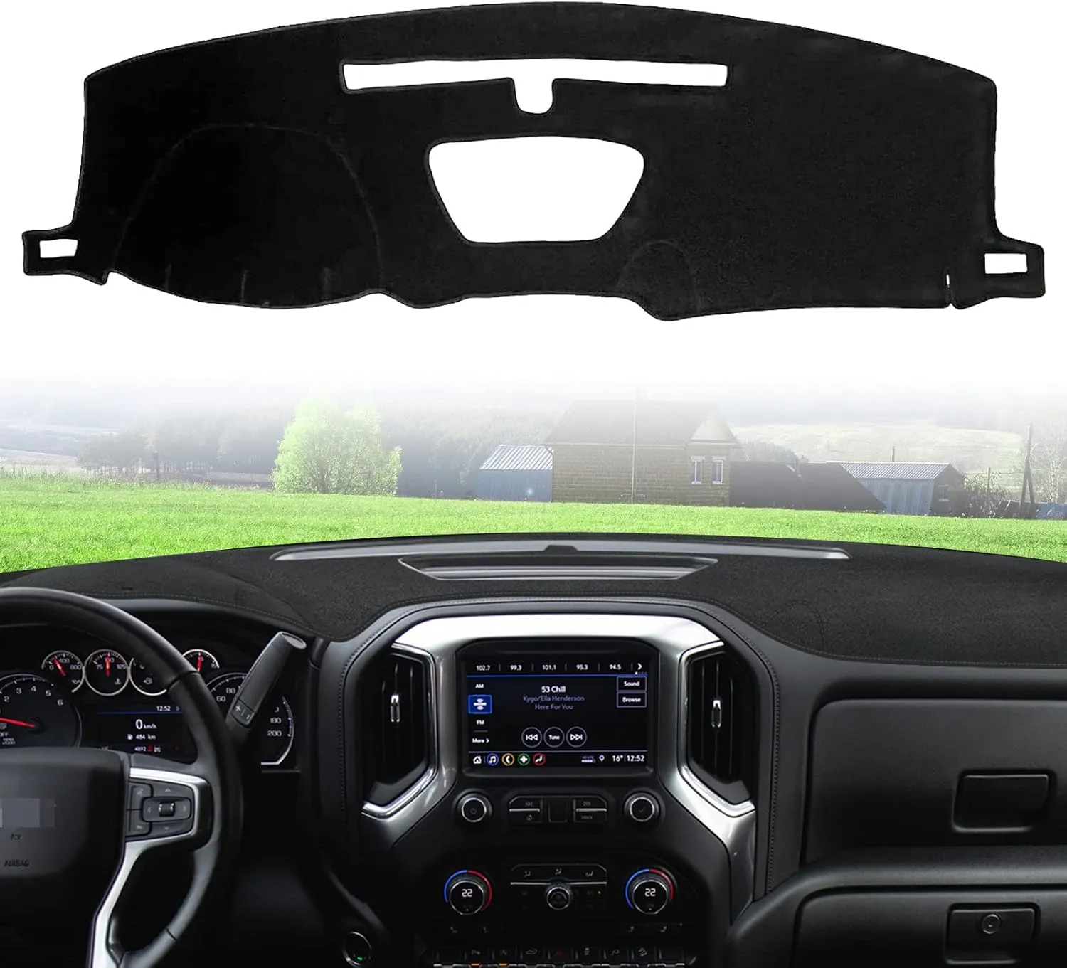 Custom Molded Dashboard Protective Cover Mat - view 3
