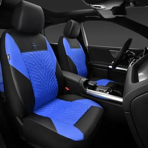 Custom-Molded Faux Leather Seat Covers (Front) - view 3
