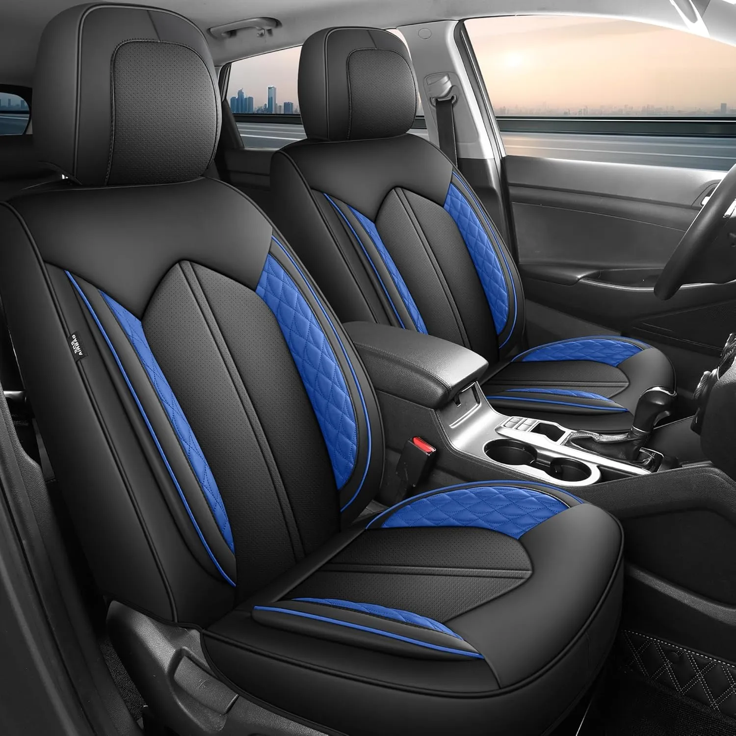 Custom-Molded Faux Leather Seat Covers (Rear) - view 4