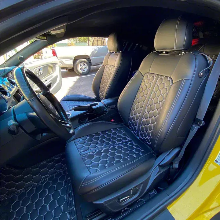Custom-Molded Faux Leather Seat Covers (Rear) - view 5