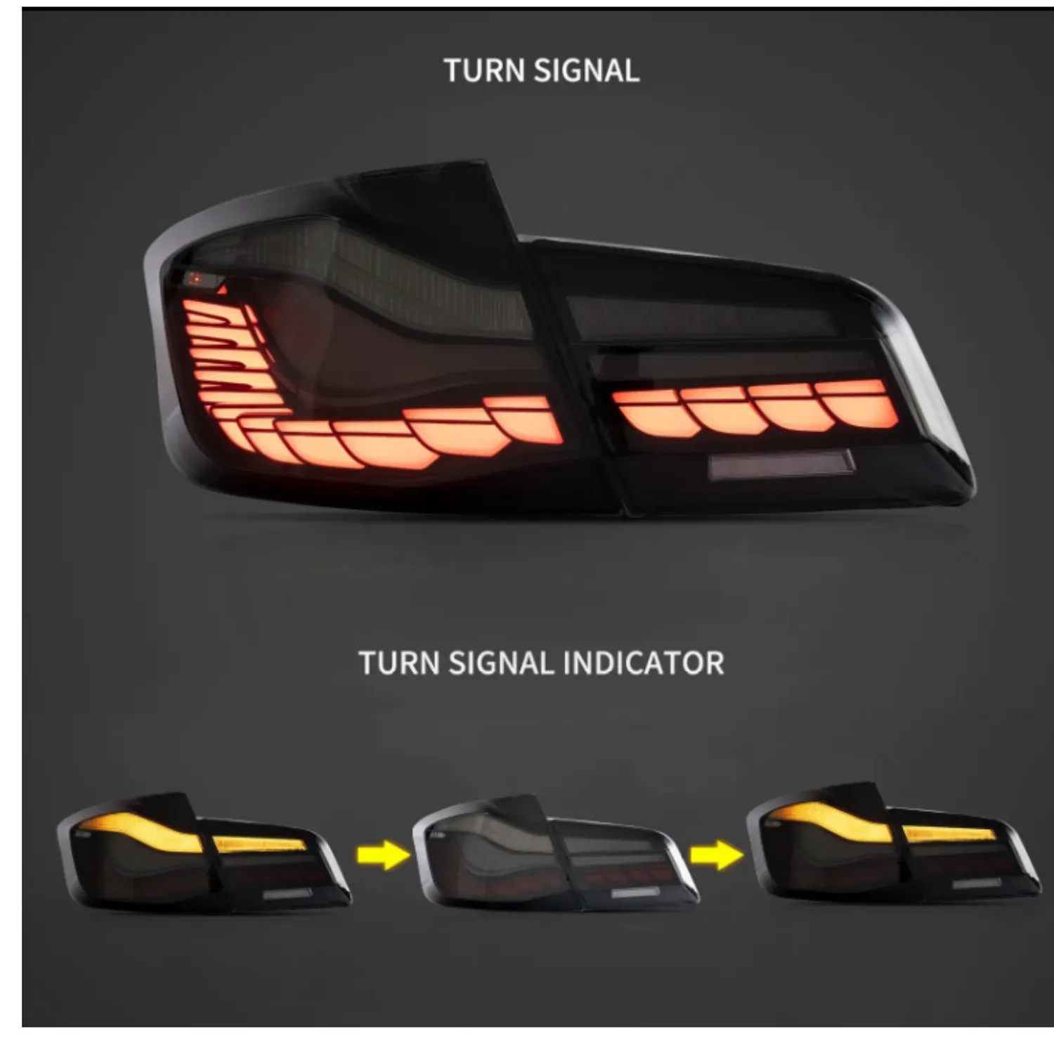 Custom Smoked Sequential LED Tail Lights (Pair) - view 6