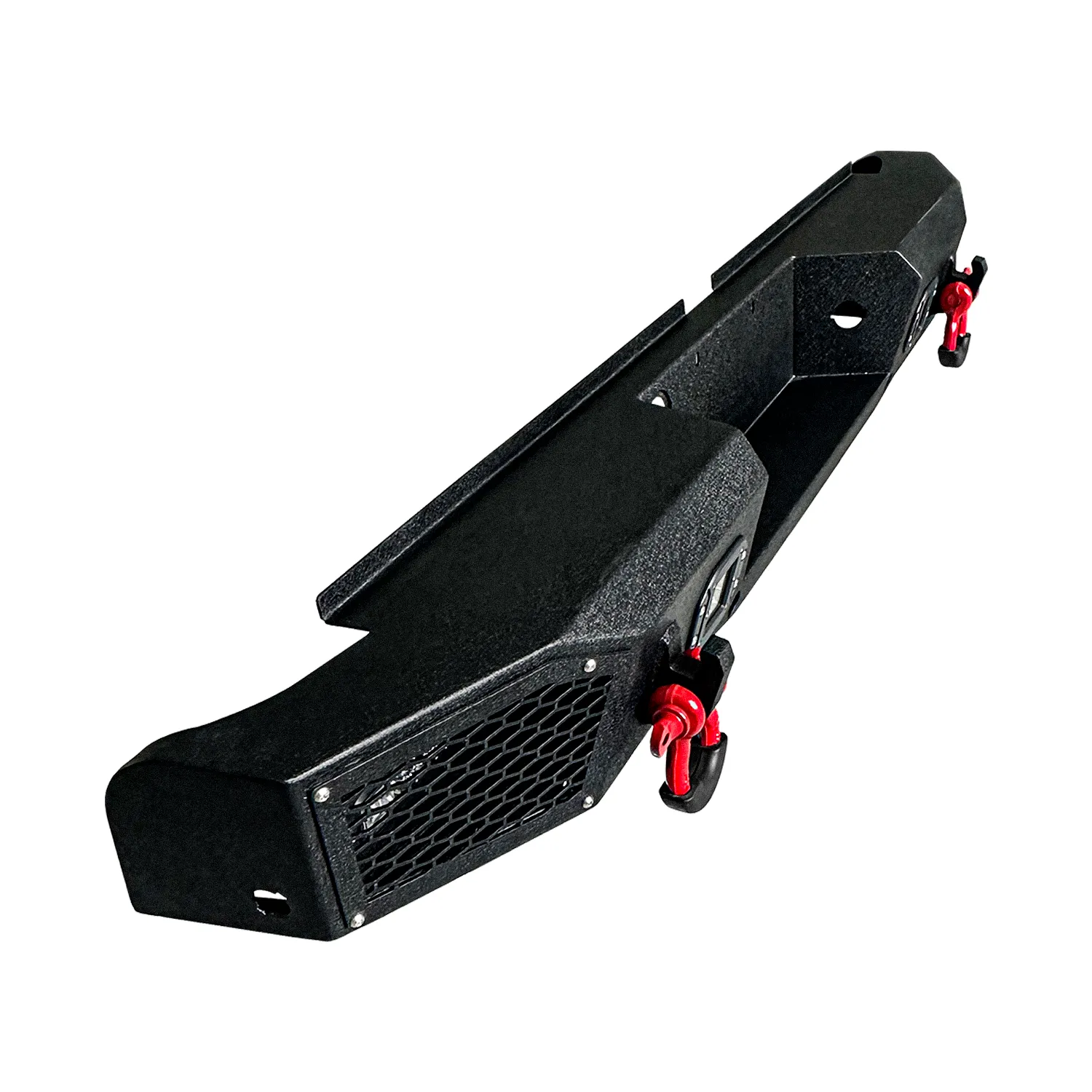 Custom Steel Rear Bumper with D-Ring Mounts - view 4