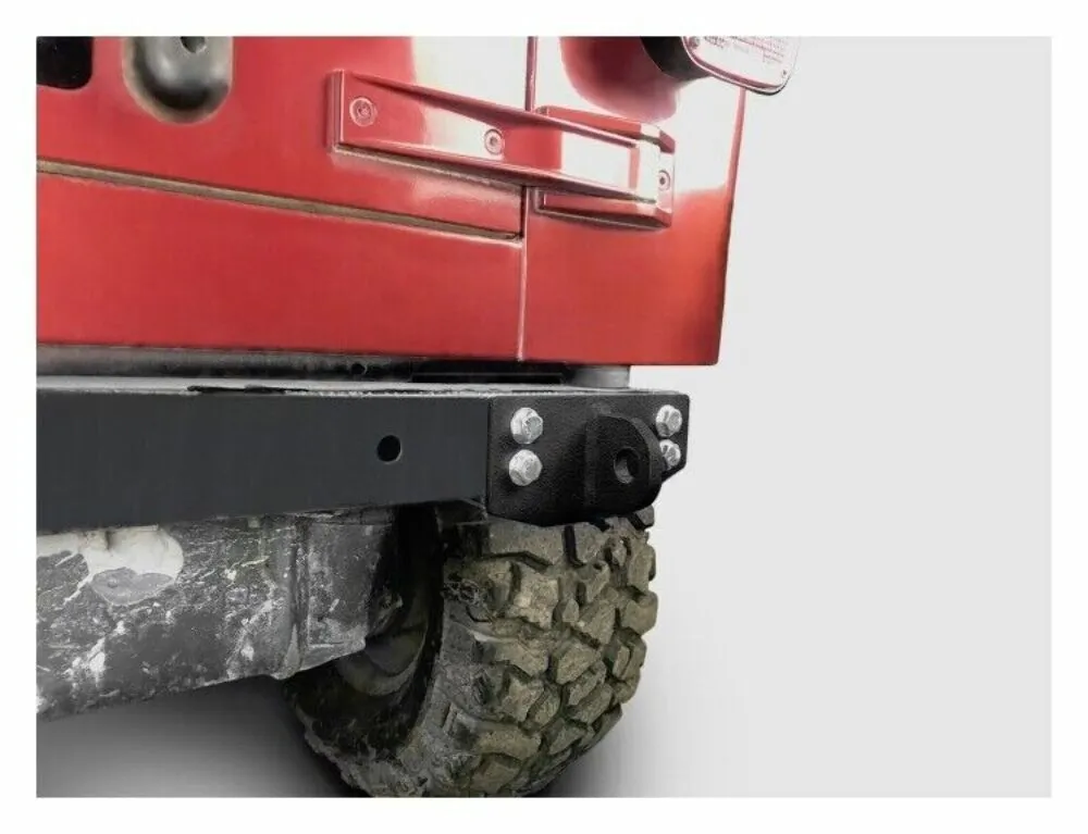 Custom Steel Rear Bumper with D-Ring Mounts - view 6