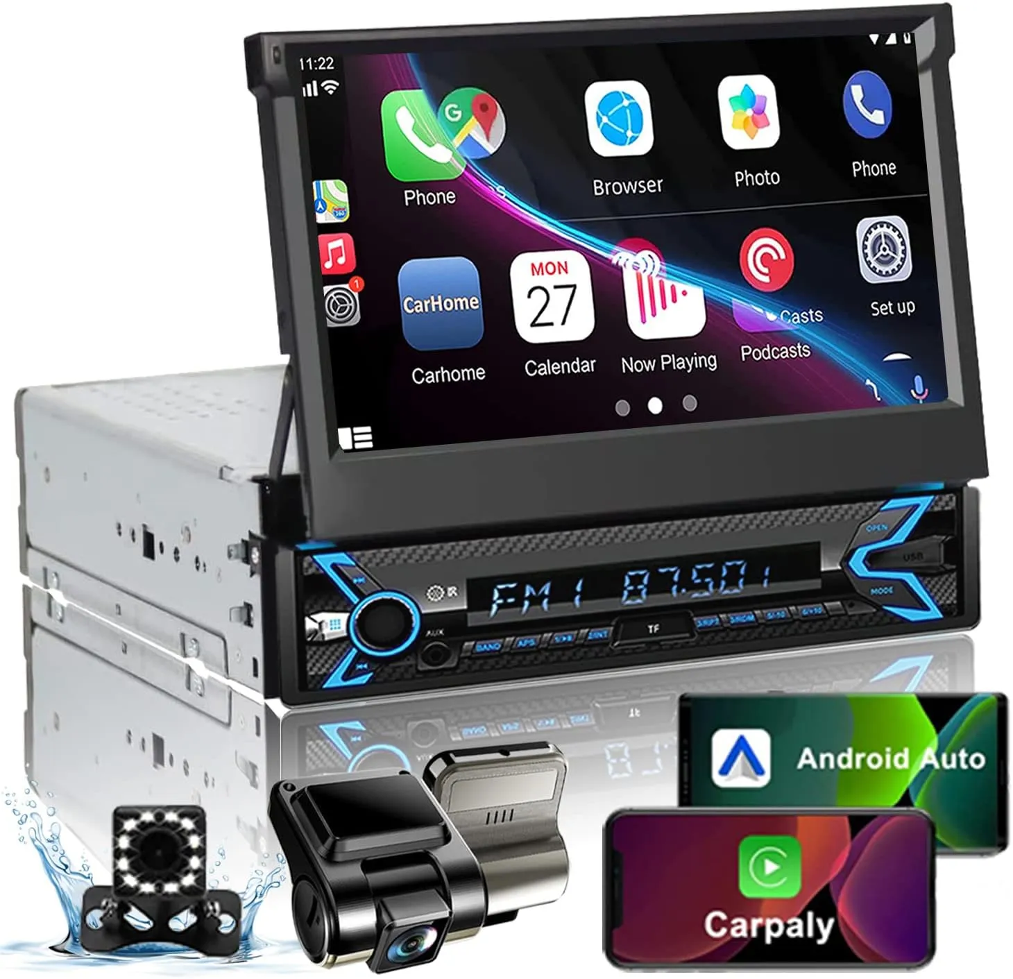 Dash-Integrated Bluetooth Infotainment Receiver - Electronics for Older Vehicles